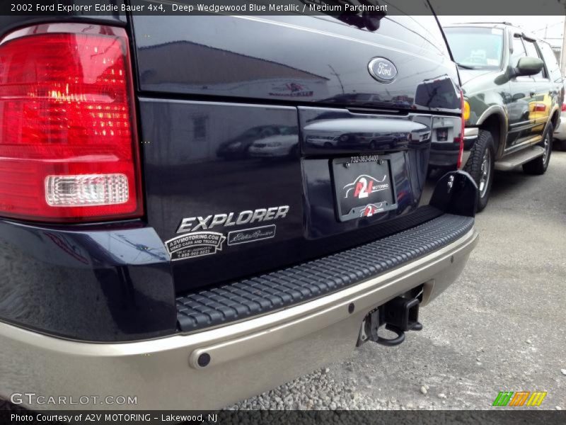 Deep Wedgewood Blue Metallic / Medium Parchment 2002 Ford Explorer Eddie Bauer 4x4