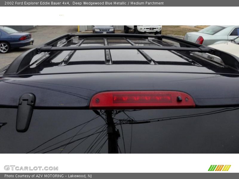 Deep Wedgewood Blue Metallic / Medium Parchment 2002 Ford Explorer Eddie Bauer 4x4