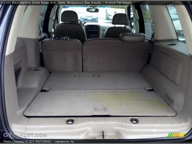 Deep Wedgewood Blue Metallic / Medium Parchment 2002 Ford Explorer Eddie Bauer 4x4