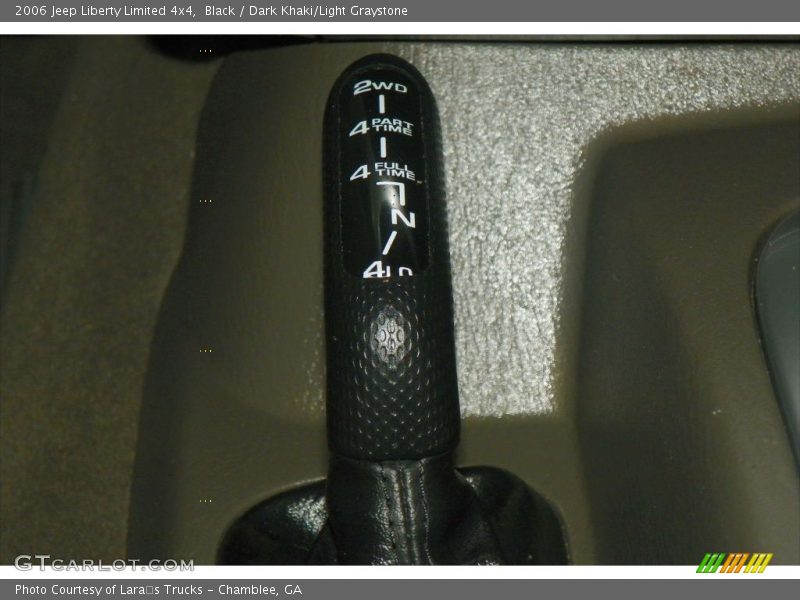 Black / Dark Khaki/Light Graystone 2006 Jeep Liberty Limited 4x4