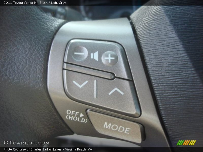 Black / Light Gray 2011 Toyota Venza I4