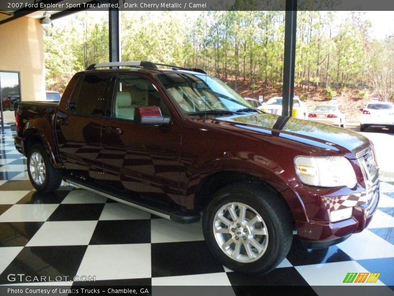 Dark Cherry Metallic / Camel 2007 Ford Explorer Sport Trac Limited