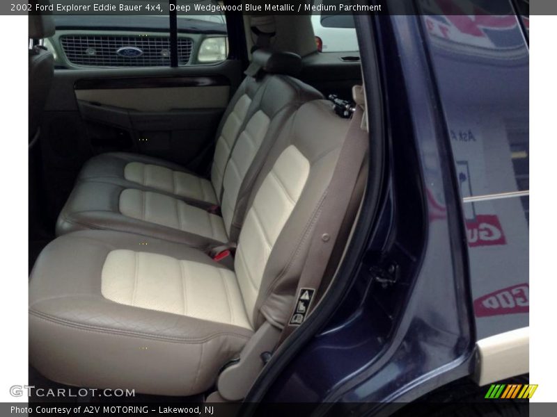 Rear Seat of 2002 Explorer Eddie Bauer 4x4