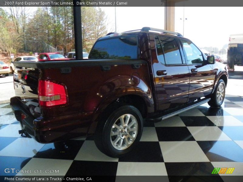 Dark Cherry Metallic / Camel 2007 Ford Explorer Sport Trac Limited