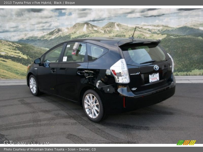 Black / Bisque 2013 Toyota Prius v Five Hybrid