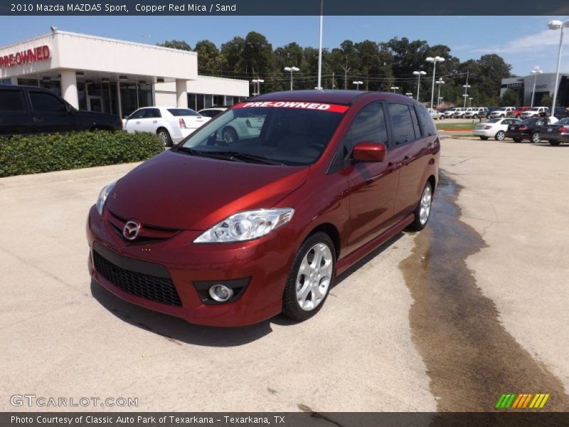 Copper Red Mica / Sand 2010 Mazda MAZDA5 Sport