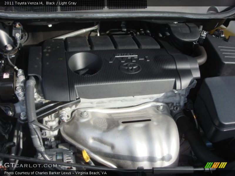 Black / Light Gray 2011 Toyota Venza I4
