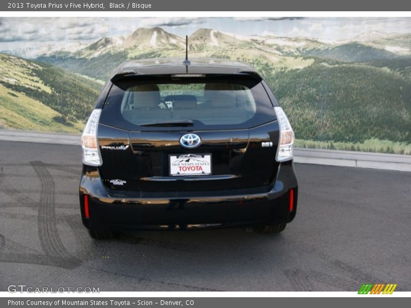 Black / Bisque 2013 Toyota Prius v Five Hybrid