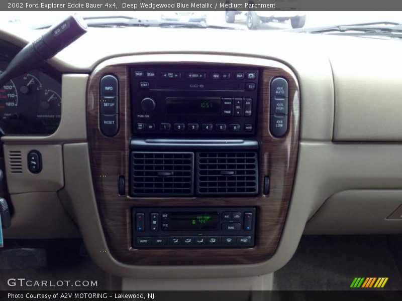 Deep Wedgewood Blue Metallic / Medium Parchment 2002 Ford Explorer Eddie Bauer 4x4