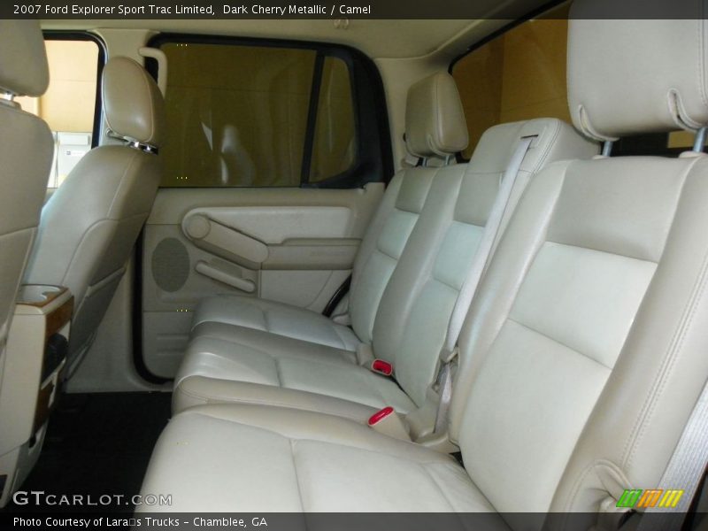 Dark Cherry Metallic / Camel 2007 Ford Explorer Sport Trac Limited