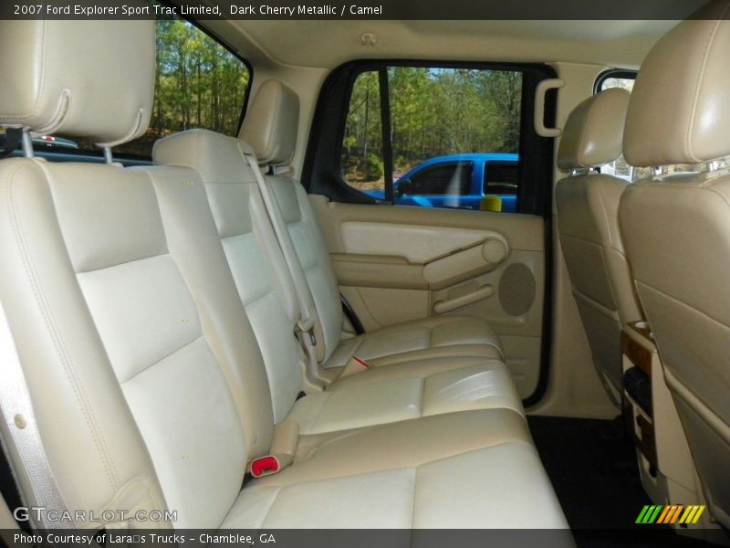 Dark Cherry Metallic / Camel 2007 Ford Explorer Sport Trac Limited