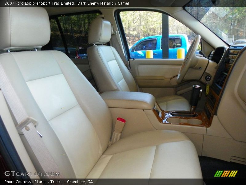 Dark Cherry Metallic / Camel 2007 Ford Explorer Sport Trac Limited