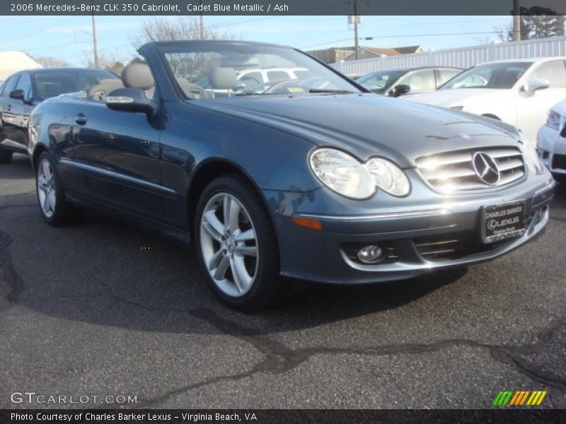 Cadet Blue Metallic / Ash 2006 Mercedes-Benz CLK 350 Cabriolet