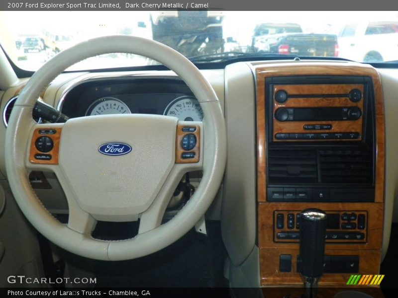 Dark Cherry Metallic / Camel 2007 Ford Explorer Sport Trac Limited