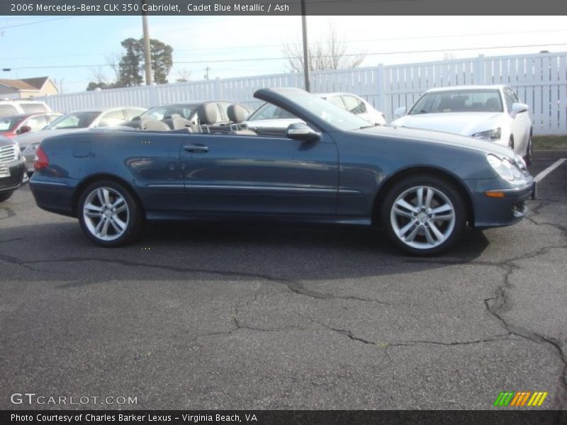 Cadet Blue Metallic / Ash 2006 Mercedes-Benz CLK 350 Cabriolet
