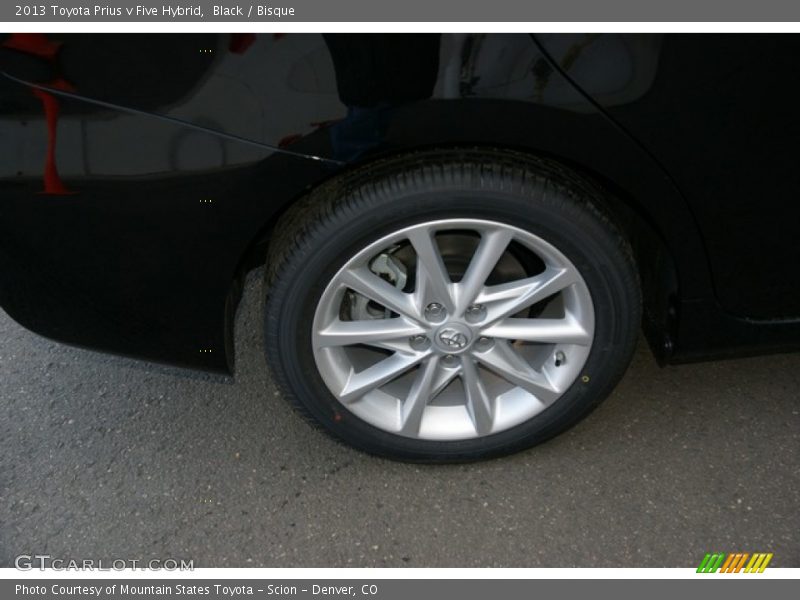Black / Bisque 2013 Toyota Prius v Five Hybrid