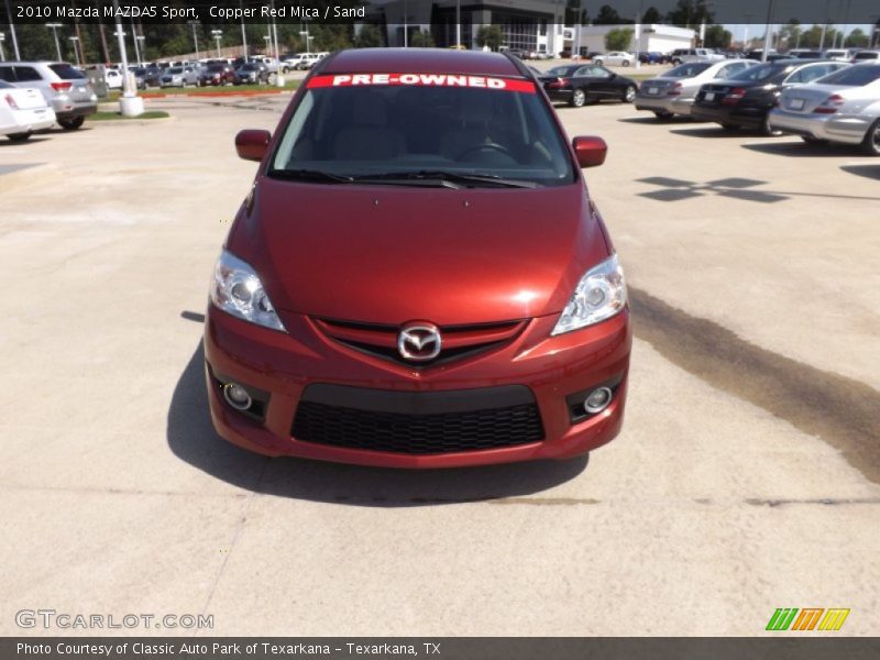 Copper Red Mica / Sand 2010 Mazda MAZDA5 Sport