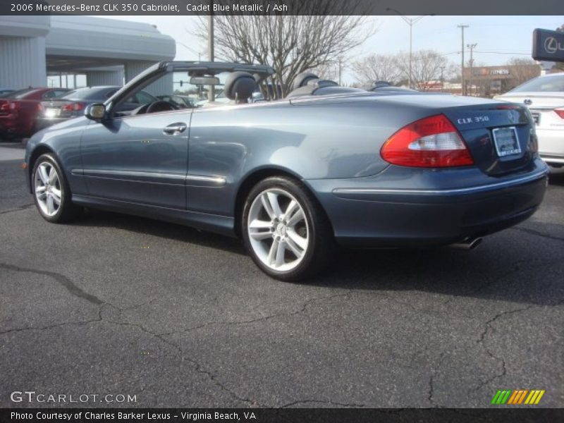 Cadet Blue Metallic / Ash 2006 Mercedes-Benz CLK 350 Cabriolet
