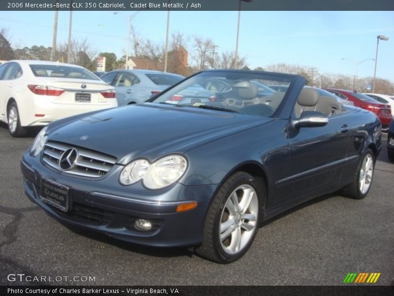 Cadet Blue Metallic / Ash 2006 Mercedes-Benz CLK 350 Cabriolet