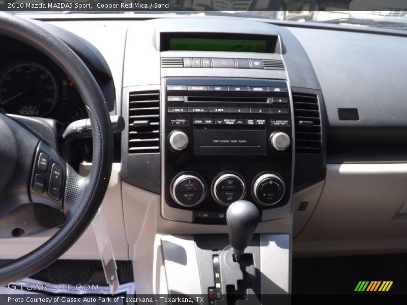 Copper Red Mica / Sand 2010 Mazda MAZDA5 Sport