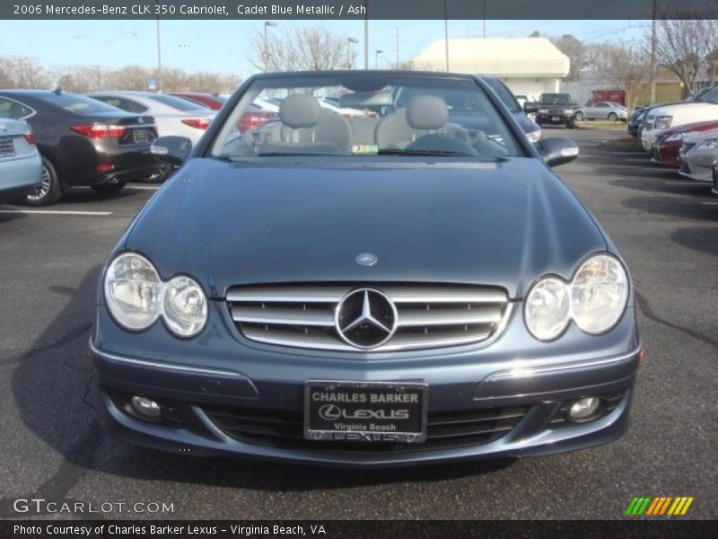 Cadet Blue Metallic / Ash 2006 Mercedes-Benz CLK 350 Cabriolet