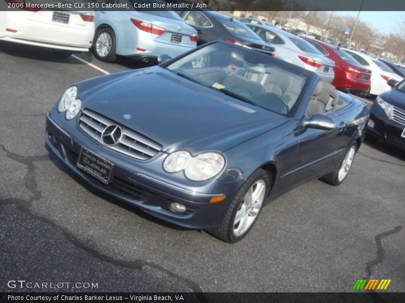 Cadet Blue Metallic / Ash 2006 Mercedes-Benz CLK 350 Cabriolet