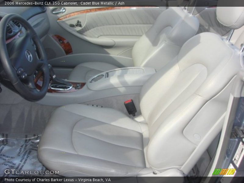 Cadet Blue Metallic / Ash 2006 Mercedes-Benz CLK 350 Cabriolet