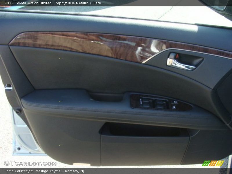 Zephyr Blue Metallic / Black 2012 Toyota Avalon Limited