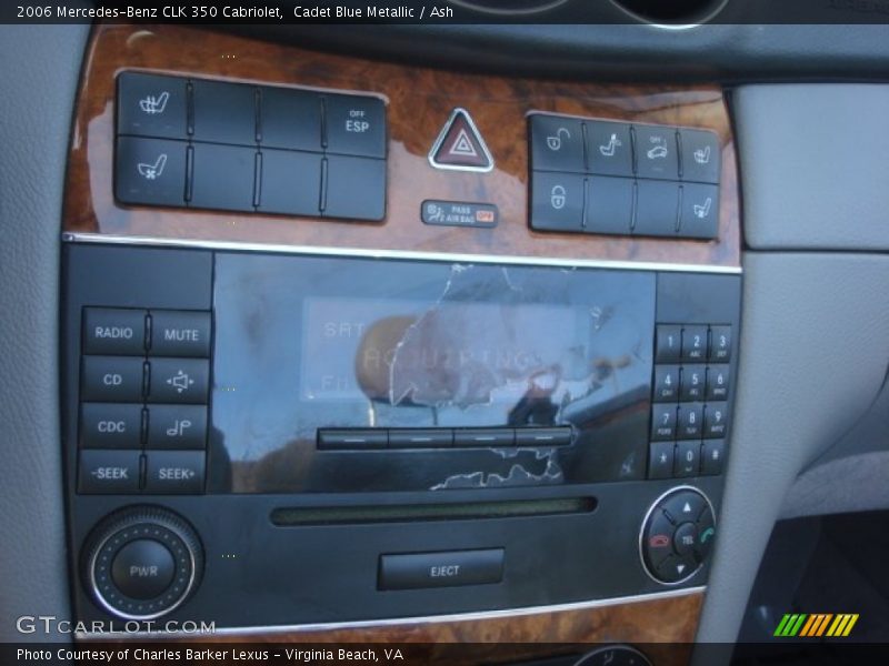 Cadet Blue Metallic / Ash 2006 Mercedes-Benz CLK 350 Cabriolet