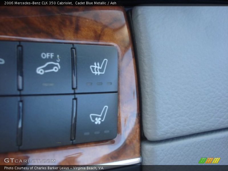 Cadet Blue Metallic / Ash 2006 Mercedes-Benz CLK 350 Cabriolet