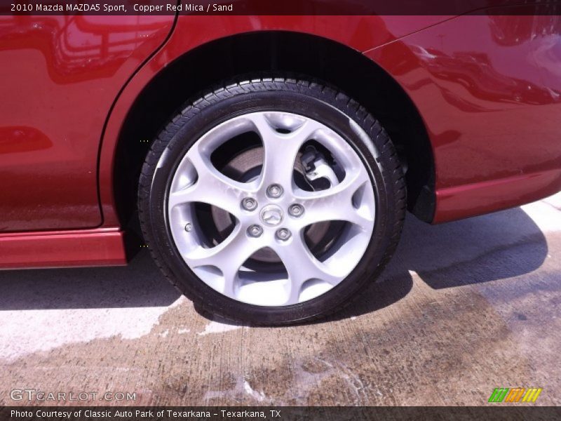 Copper Red Mica / Sand 2010 Mazda MAZDA5 Sport