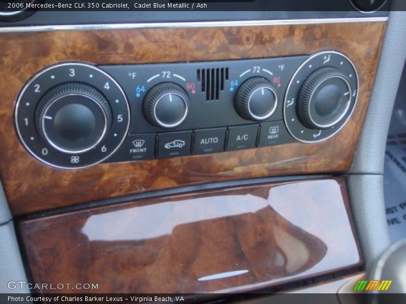 Cadet Blue Metallic / Ash 2006 Mercedes-Benz CLK 350 Cabriolet