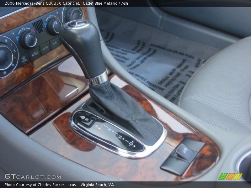 Cadet Blue Metallic / Ash 2006 Mercedes-Benz CLK 350 Cabriolet