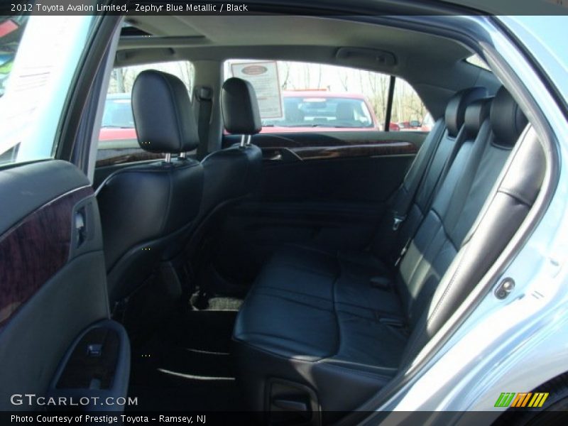 Zephyr Blue Metallic / Black 2012 Toyota Avalon Limited