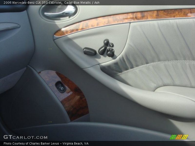 Cadet Blue Metallic / Ash 2006 Mercedes-Benz CLK 350 Cabriolet