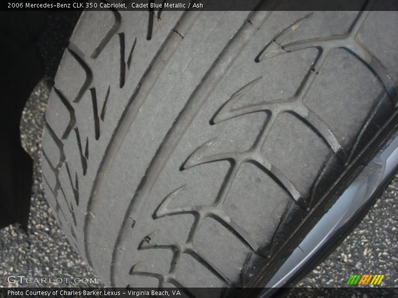 Cadet Blue Metallic / Ash 2006 Mercedes-Benz CLK 350 Cabriolet
