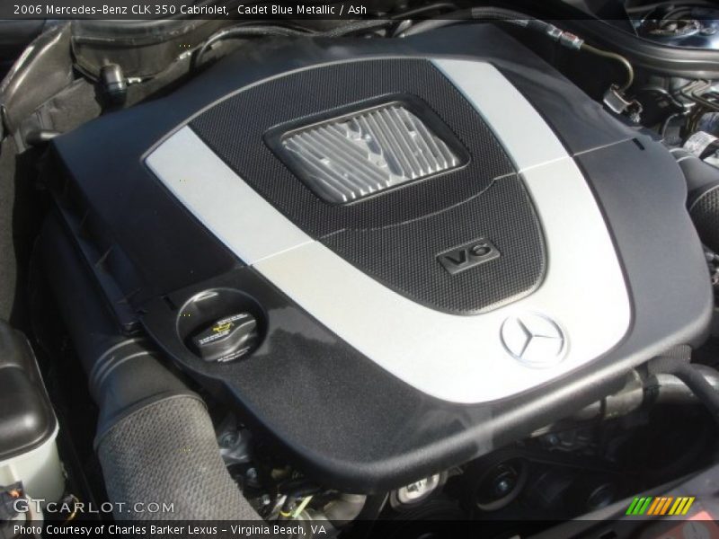 Cadet Blue Metallic / Ash 2006 Mercedes-Benz CLK 350 Cabriolet