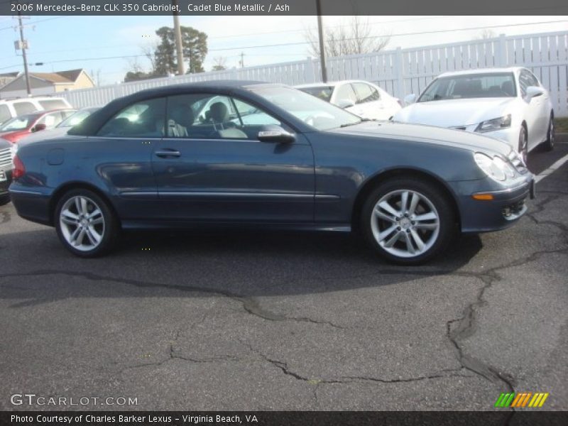 Cadet Blue Metallic / Ash 2006 Mercedes-Benz CLK 350 Cabriolet