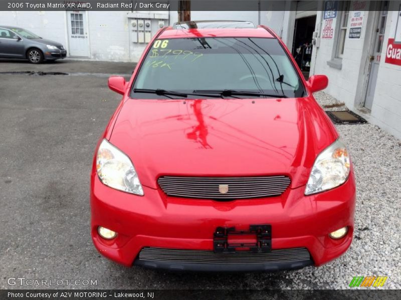 Radiant Red / Dark Gray 2006 Toyota Matrix XR AWD