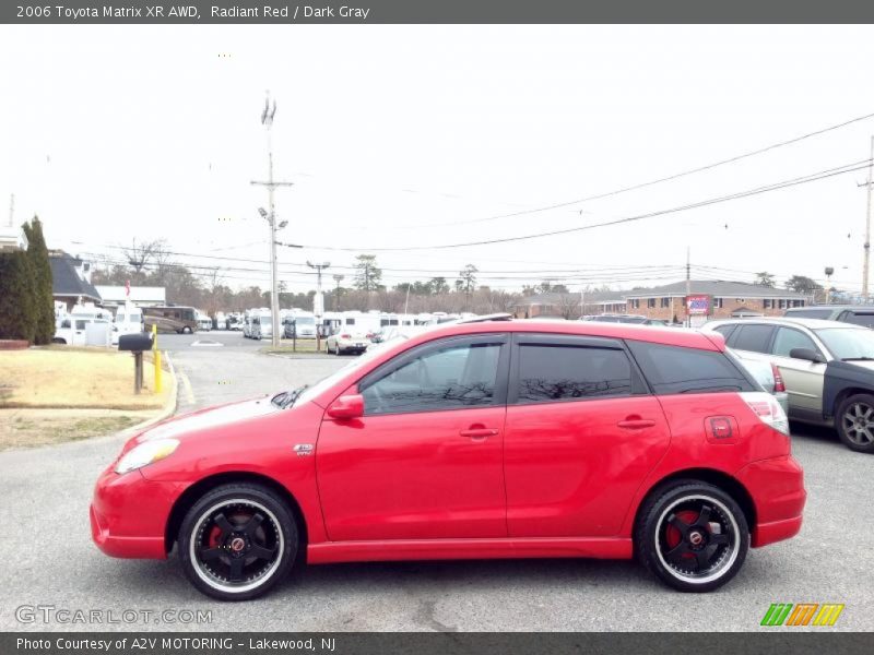 Radiant Red / Dark Gray 2006 Toyota Matrix XR AWD