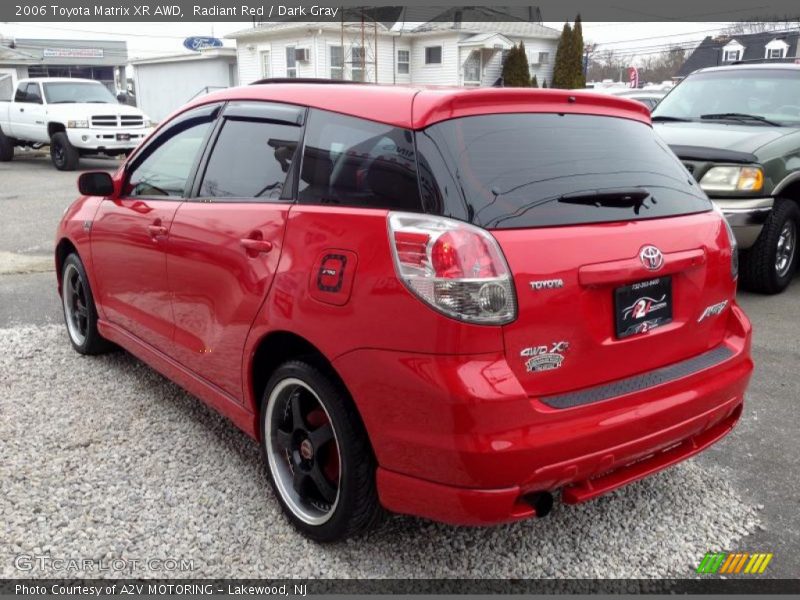 Radiant Red / Dark Gray 2006 Toyota Matrix XR AWD