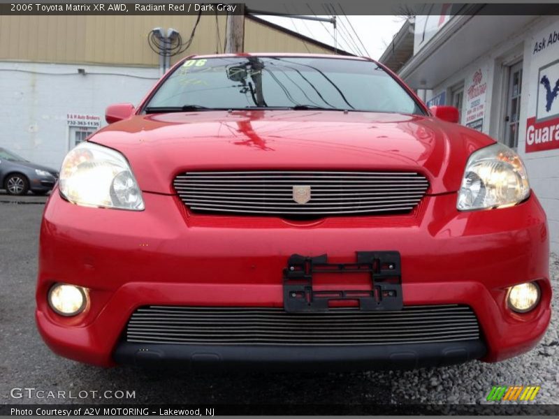 Radiant Red / Dark Gray 2006 Toyota Matrix XR AWD