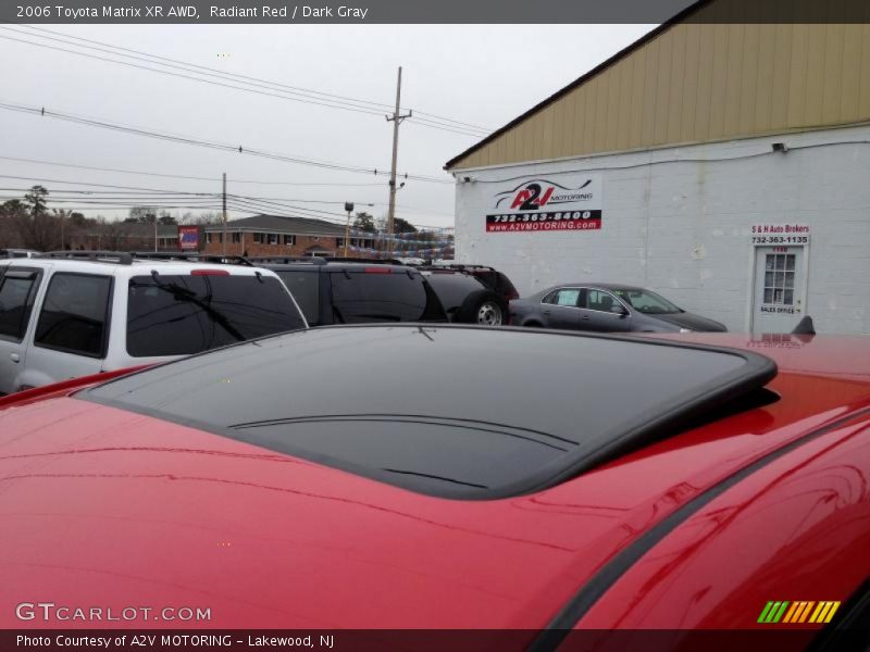 Radiant Red / Dark Gray 2006 Toyota Matrix XR AWD