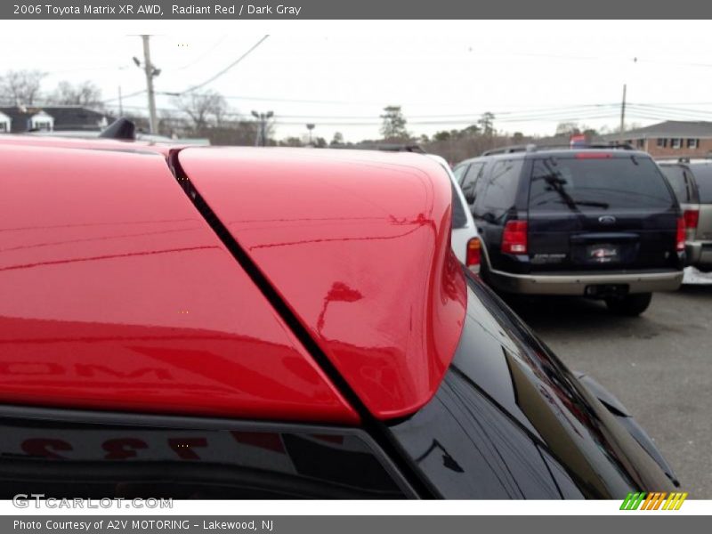Radiant Red / Dark Gray 2006 Toyota Matrix XR AWD