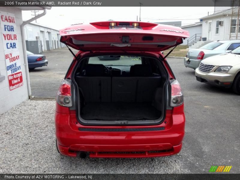 Radiant Red / Dark Gray 2006 Toyota Matrix XR AWD