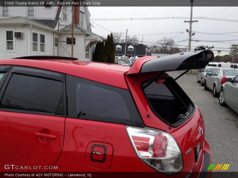Radiant Red / Dark Gray 2006 Toyota Matrix XR AWD