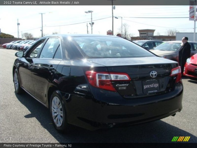 Attitude Black Metallic / Ash 2012 Toyota Camry LE