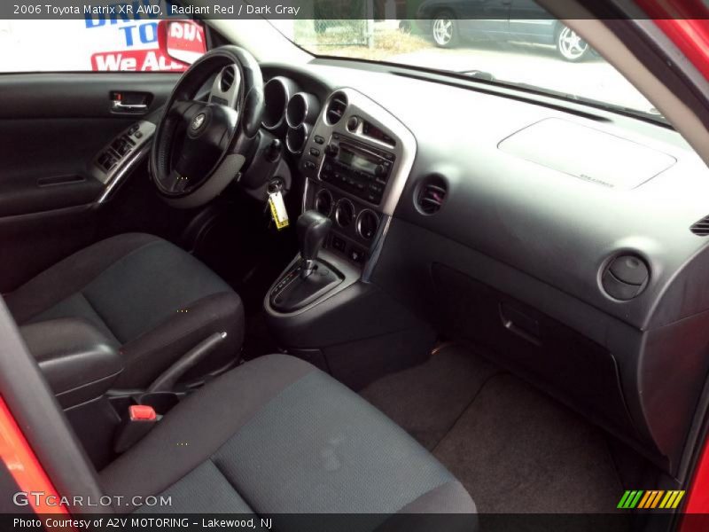 Radiant Red / Dark Gray 2006 Toyota Matrix XR AWD