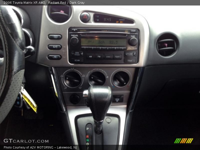 Radiant Red / Dark Gray 2006 Toyota Matrix XR AWD