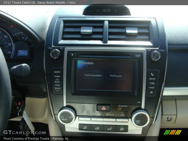 Sandy Beach Metallic / Ivory 2012 Toyota Camry LE